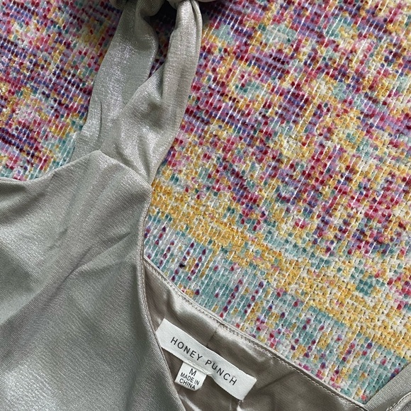 HONEY PUNCH SHIMMER DRESS - Picture 2 of 2